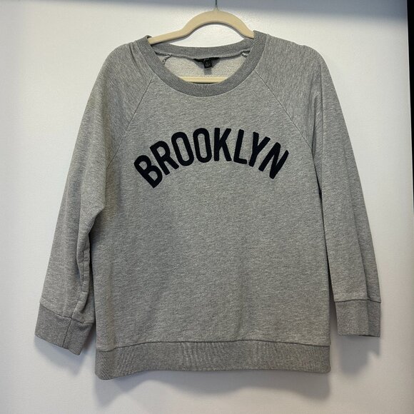 J.Crew Womens Brooklyn Crewneck Sweatshirt size L - Picture 3 of 5